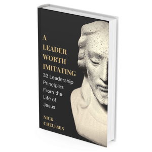 "A Leader Worth Imitating" book mockup.